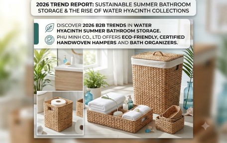 2026 Trend Report: Sustainable Summer Bathroom Storage & The Rise of Water Hyacinth Collections